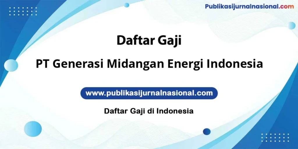 PT Generasi Midangan Energi Indonesia